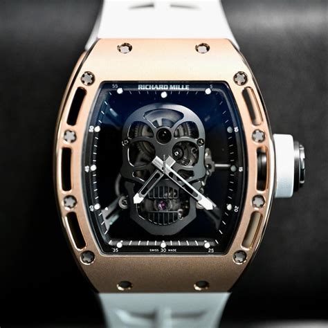 richard mille rm 52 01 skull watch|rm 052 human skull.